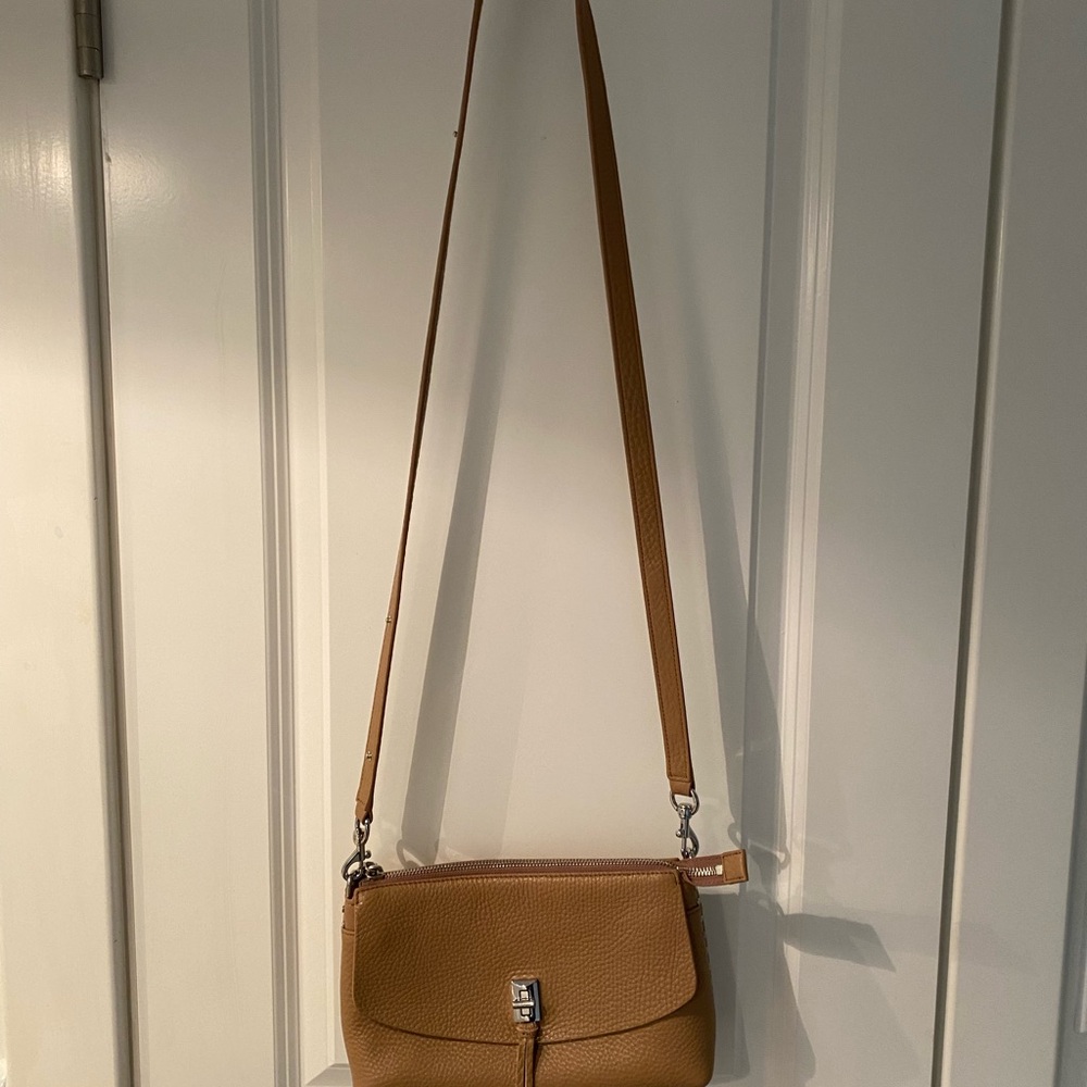 Rebecca Minkoff Darren Top Zip Leather Crossbody Bag